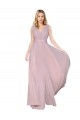 Buy Long Primrose Sleeveless A-Line V-Back Formal Dress