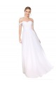 Buy Long White Sleeveless A-Line Formal Dress