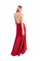 Buy Long Red Sleeveless A-Line Open Back Formal Dress