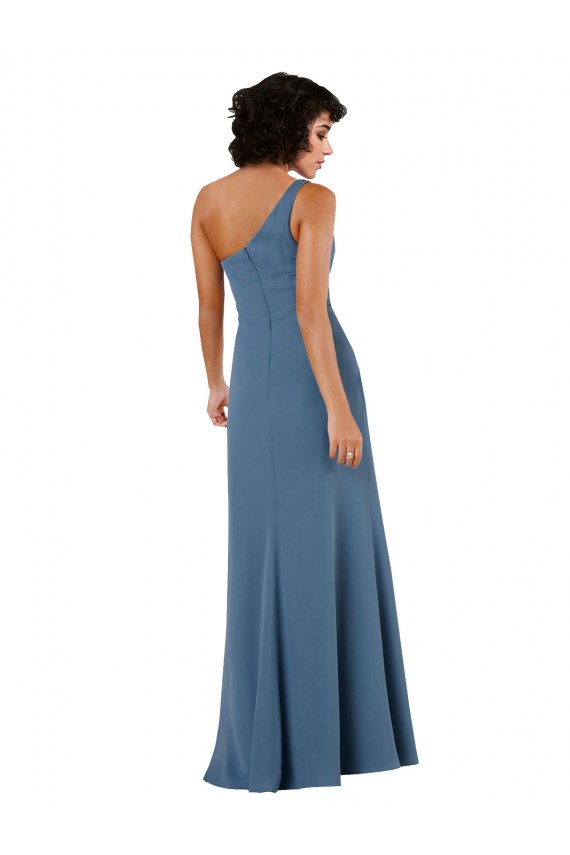 Buy Long Burgundy Sleeveless A-Line Chiffon Formal Dress