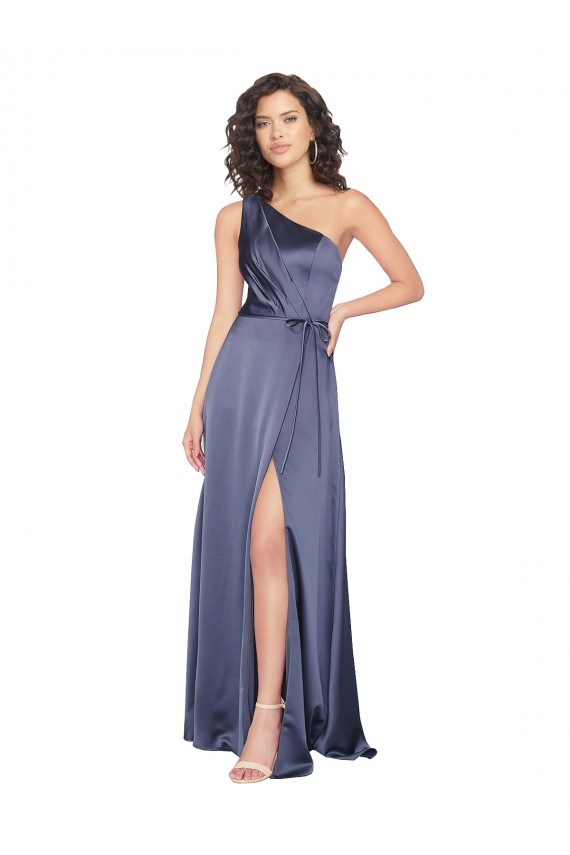 Buy Long Dusk Sleeveless A-Line Formal Dress