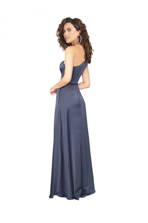 Buy Long Dusk Sleeveless A-Line Formal Dress