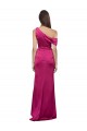 Buy Long Fuchsia Sleeveless A-Line Side Slit Formal Dress