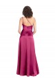 Buy Long Fuchsia Sleeveless A-Line Open Back Formal Dress