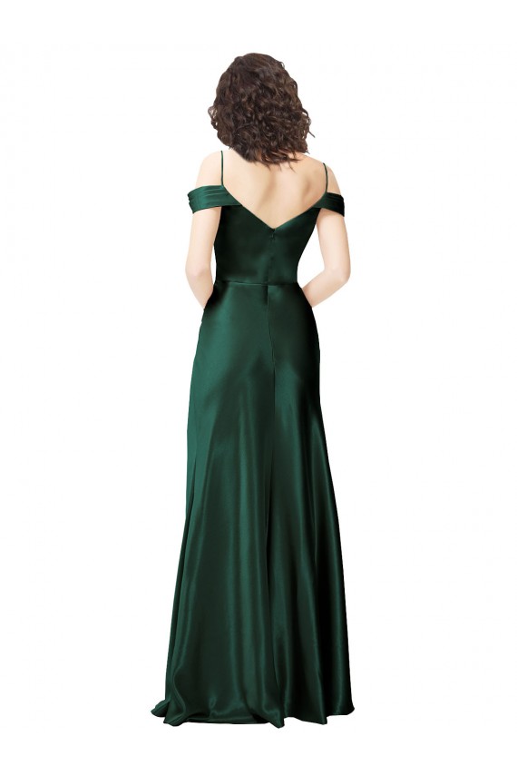 Buy Long Hunter Sleeveless A-Line V-Back Formal Dress