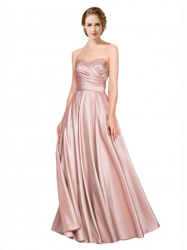 Buy Long Sleeveless A-Line Low Back Black Tie Formal Dress