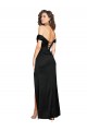 Buy Long Black Sleeveless A-Line Low Back Black Tie Formal Dress