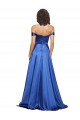 Buy Sweep Train Royal Blue Sleeveless A-Line Formal Dress