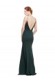 Buy Long Pink Sleeveless A-Line V-Back Formal Gowns
