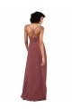 Buy Long Black Sleeveless Column Open Back Formal Dress