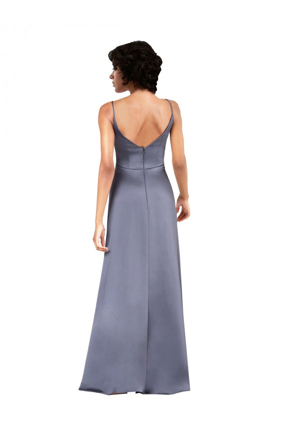Buy Long Black Sleeveless Column Formal Dress