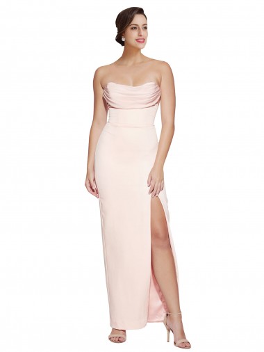 Buy Long Sleeveless Mermaid Low Back Formal Dress