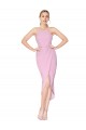Buy Knee Length Orchid Sleeveless Mermaid Formal Dress