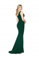 Buy Long Midnight Green Sleeveless Mermaid Formal Dress