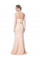 Buy Long Nude Sleeveless Mermaid Black Tie Formal Dress