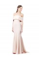 Buy Long Nude Sleeveless Mermaid Formal Gowns