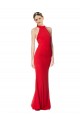 Buy Long Red Sleeveless Mermaid Prom Dress