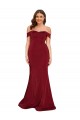 Buy Long Burgundy Sleeveless Mermaid Formal Plus Size Formal Dress
