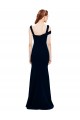 Buy Long Dark Navy Sleeveless Mermaid Side Slit Formal Dress
