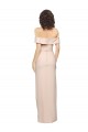 Buy Long Nude Sleeveless Mermaid Low Back Formal Dress
