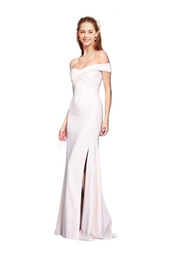 Buy Long White Sleeveless Mermaid Formal Dress
