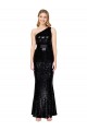 Buy Long Black Sleeveless Mermaid Formal Gowns