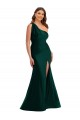 Buy Long Ever Green Sleeveless Mermaid Formal Plus Size Formal Dress