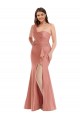 Buy Long Georgia Peach Sleeveless Mermaid Black Tie Plus Size Formal Dress