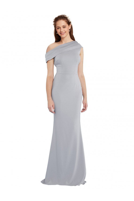 Buy Long Grey Sleeveless Mermaid Formal Dress