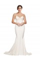 Buy Sweep Train Ivory Sleeveless Mermaid Low Back Formal Dress