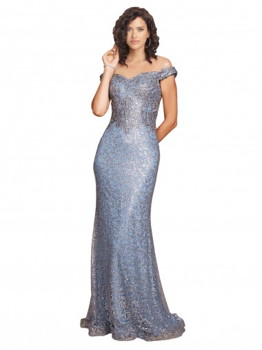 Buy Long Sleeveless Mermaid High Slit Formal Dress