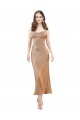 Buy Midi Length Rose Gold Sleeveless Sheath Open Back Formal Dress