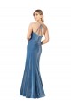 Buy Long Black Sleeveless Sheath Open Back Formal Dress