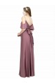 Buy Long Cold Shoulder Sheath Low Back Formal Dress