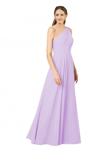 Buy Long Lilac Sleeveless Sheath Formal Dress