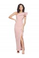Buy Long Mauve Sleeveless Sheath Formal Dress
