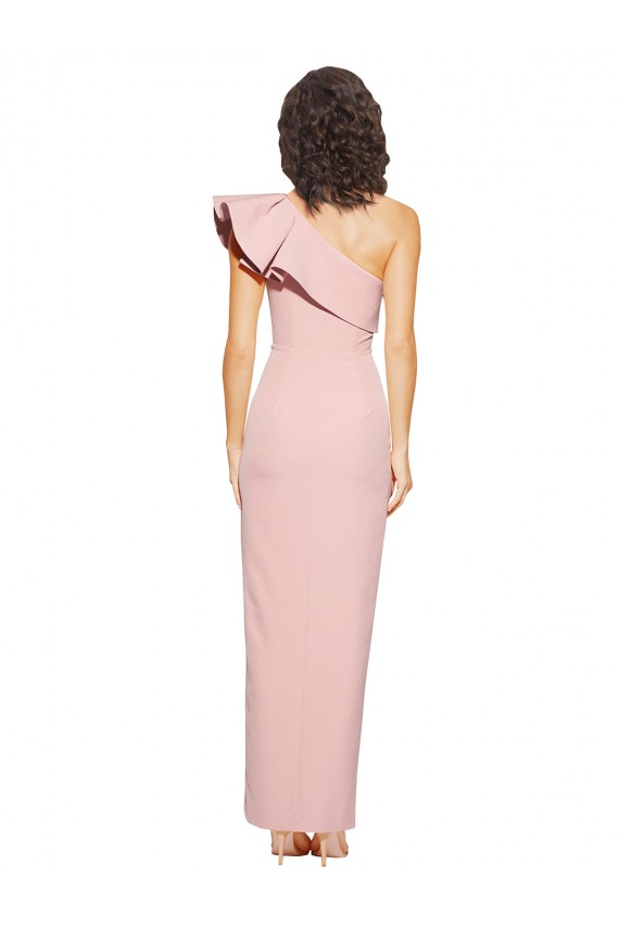 Buy Long Mauve Sleeveless Sheath Formal Dress
