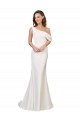 Buy Sweep Train Ivory Sleeveless Sheath Formal Dress