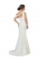 Buy Sweep Train Ivory Sleeveless Sheath Formal Dress