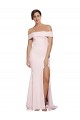 Buy Sweep Train Pink Sleeveless Sheath Low Back Formal Dress