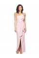 Buy Long Pink Sleeveless Sheath Low Back Formal Dress