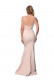 Buy Long Nude Sleeveless Sheath Low Back Formal Dress