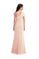 Buy Long Nude Cap Sleeves Trumpet Formal Dress
