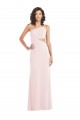 Buy Long Pink Sleeveless Trumpet Formal Dresses