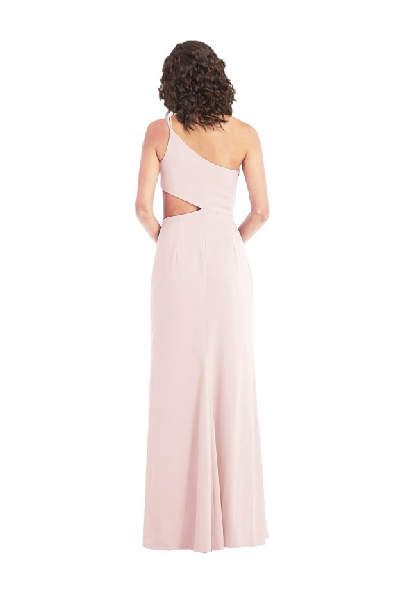 Buy Long Pink Sleeveless Trumpet Formal Dresses