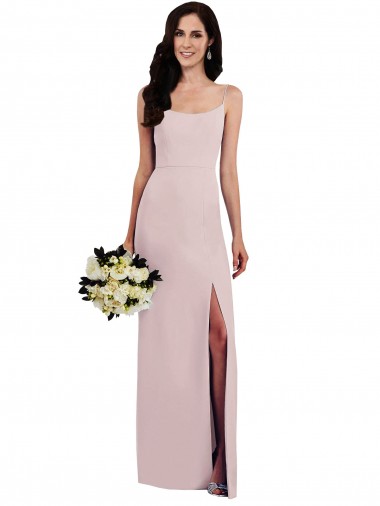 Buy Long Sleeveless Trumpet V-Back Formal Dress