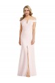 Buy Long Pink Sleeveless Trumpet Formal Dress