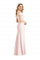 Buy Long Pink Sleeveless Trumpet Formal Dress